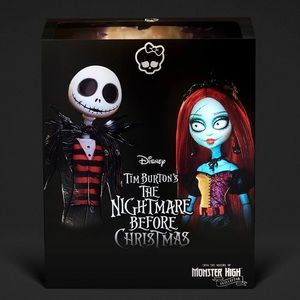 Skellector LimitedEdition Jack and Sally Monster High Disney inspired set